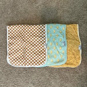 Copper Pearl Burp Clothes